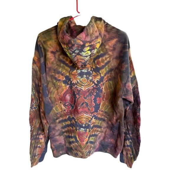 Sacred Vision Hoodie M Tie Dye Handmade Psychedelic - Picture 7 of 9